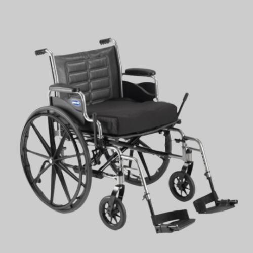 Picture of 22" Invacare Tracer SX5 Wheelchair Frame with Flipback Fixed Height Desk Length Arm 