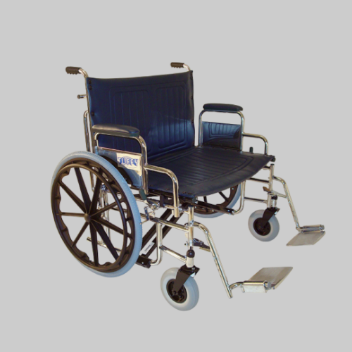 Picture of 24" Bariatric Wheelchair with Swingaway Elevating Legrests