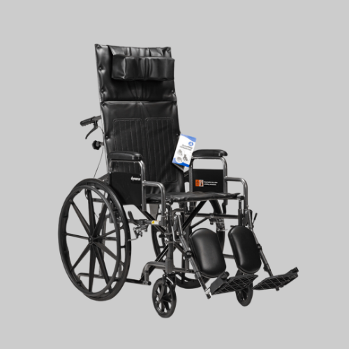 Picture of 22" DynaRide Reclining Wheelchair with Detachable Desk Arms