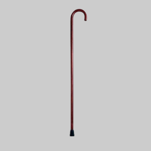 Picture of Standard Handle Wooden Cane in Walnut Finish