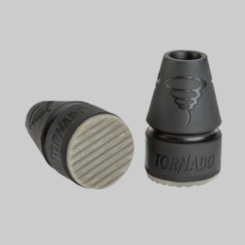 Picture of Pair of  Tornado Tips RT Rain-Slip Resistant Crutch Tips