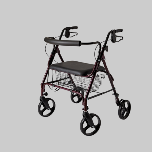 Picture of Medline Heavy Duty Bariatric Rollator Walker, 400 lbs. Capacity