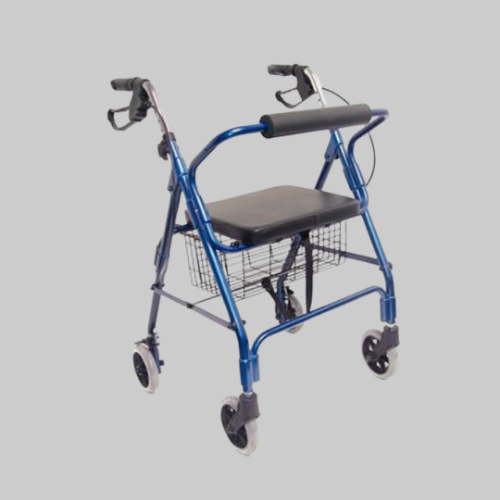 Picture of DMI Ultra Lightweight Folding Aluminum Rollator Walker