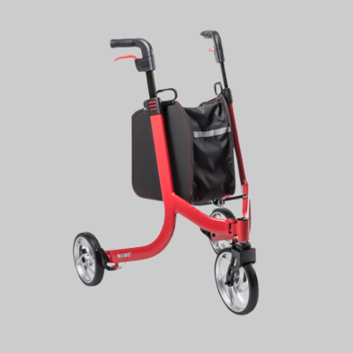 Picture of PreserveTech Nitro 3-Wheel Rollator-Red