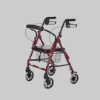 Picture of Lumex Walkabout Lite Junior Rollator, Burgundy