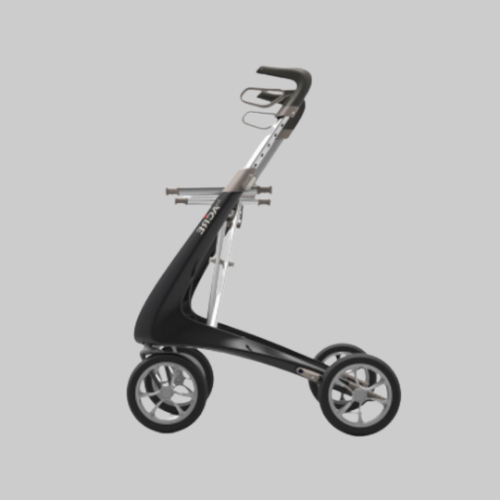 Picture of Carbon Ultralight Foldable Rollator Walker -Black