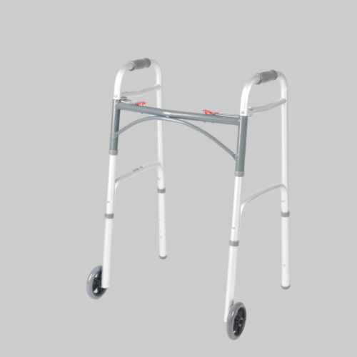 Picture of DRIVE Rolling Walker, Deluxe Adult Two Button With 5" Wheels, CASE OF 4