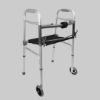 Picture of ProBasics Two-Button Folding Rolling Walker with Wheels and Roll-Up Seat