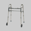 Picture of ProBasics Aluminum Two-Button Release Folding Rolling Walker With Wheels