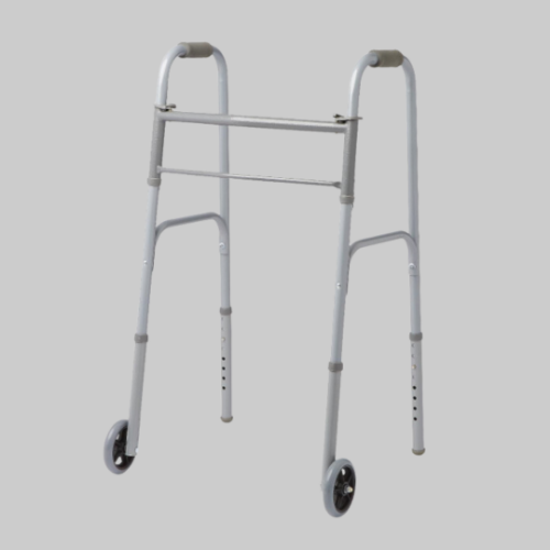 Picture of Economy Two-Button Folding Rolling Walkers with 5" Wheels