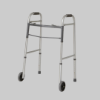 Picture of Two-Button Folding Rolling Walkers with 5" Wheels