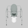 Picture of Wide 3-n-1 Heavy Duty Commode with Elongated Seat and Removable Back