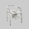 Picture of Deluxe Steel Drop-Arm Commode with Padded Seat