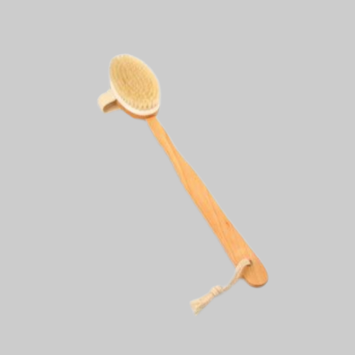 Picture of Long Handle Boar Bristles Dry Body Brush