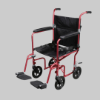 Picture of Flyweight Lightweight Transport Wheelchair with Removable Wheels 19"