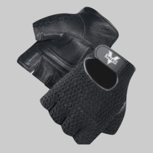 Picture of Economy Mesh-Back Padded Wheelchair Gloves, Black