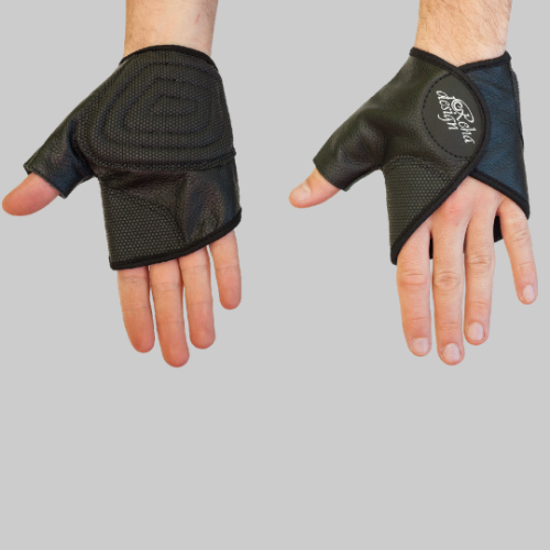 Picture of Fingerless Wheelchair Gloves for Quadriplegics "Gator Glove"