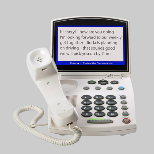 Picture of Real-Time Closed Captioned Telephone