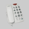 Picture of Big Button Speaker Phone - White with Black Numbers