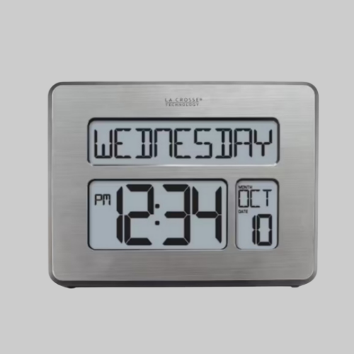 Picture of Calendar Clock with Extra Large Digits