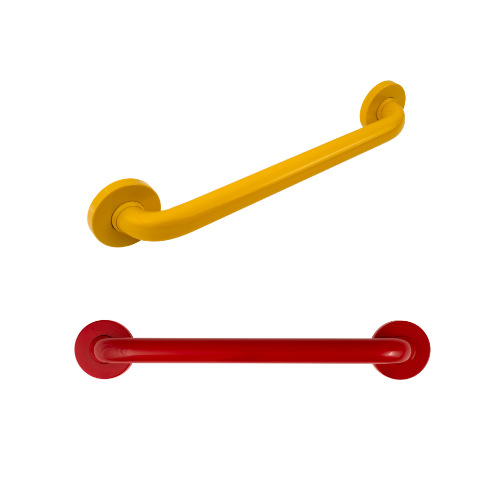 Picture of Red and Yellow Vinyl Grab Bars