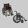 Picture of Lightweight Wheelchair and Elevating Leg Rest Pair