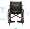 Picture of Lightweight Wheelchair and Elevating Leg Rest Pair