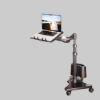 Picture of Deluxe Rolling Laptop Stand with Mouse Tray