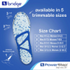 Picture of PowerStep Bridge Adaptable Arch Supporting Insoles