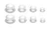 Picture of MMT Cups Supreme Deep Pro 6065 - Cupping Therapy Suction Cups- Set of 8