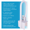 Picture of White Bathtub Rail