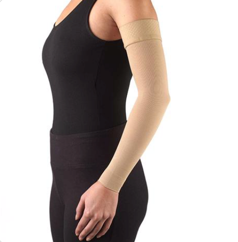 Picture of AW Style 720SB Lymphedema Armsleeve w/Silicone Top Band - 20-30 mmHg