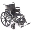 Picture of Invacare Elevating Leg Rests w/ Aluminum Footplates