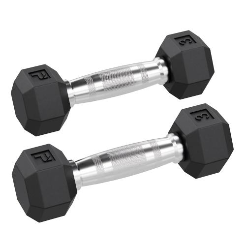 Picture of Rubber Hex Dumbbells