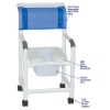 Picture of 18" Shower Commode Chair with Slide-Out Commode Pail