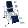 Picture of Fully Padded Reclining Shower Chair with Slide-Out Commode Pail