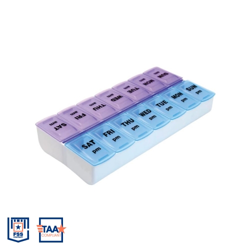 Picture of Twice-a-Day Weekly Pill Organizer