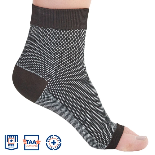 Picture of AW Plantar Fasciitis Relief Socks - 40 mmHg, Black