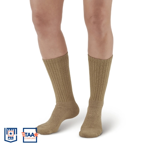 Picture of AW Style 190 Crew E-Z Walker Plus Diabetic Socks- 8-15 mmHg