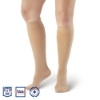 Picture of AW 200 WIDE CALF Closed Toe Knee Highs - 20-30 mmHg Compression Stockings, Beige