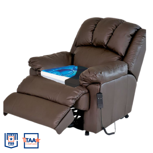 Picture of Skil-Care Recliner Lift Chair Bariatric Gel-Foam Cushion with Secure Strapping - Cushion Only