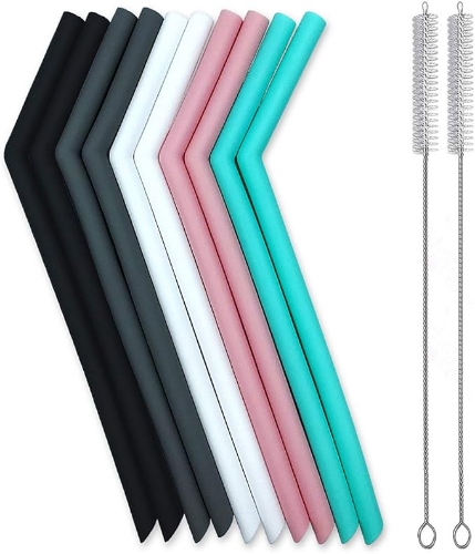 Picture of Reusable Silicone Drinking Straws