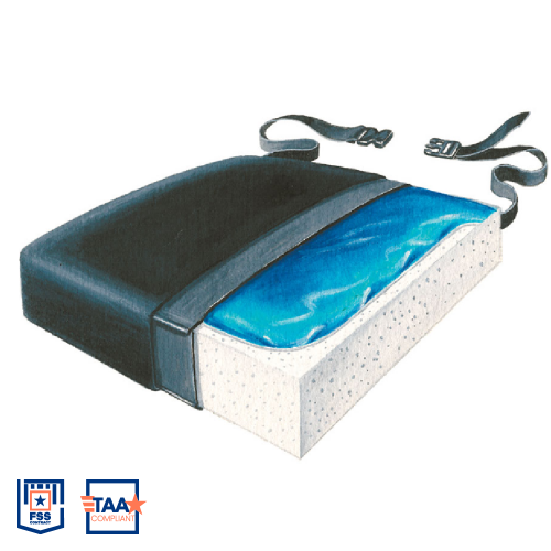 Picture of Skil-Care Bariatric Gel-Foam Wheelchair Cushion