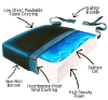 Picture of Skil-Care Bariatric Gel-Foam Wheelchair Cushion