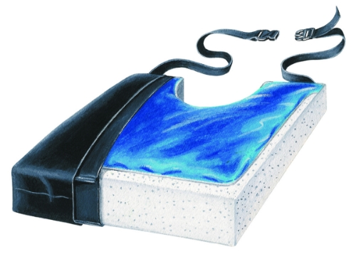 Picture of Gel-Foam Cushion- w/ Coccyx Cutout