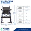 Picture of Pisces Direct Ultra-Fold Compact Portable Lightweight Transport Chair