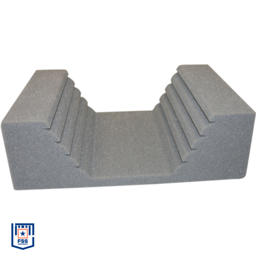 Picture of Skil-Care Foam Bilateral Anti-Rotation Wedge for use with Heel Protectors