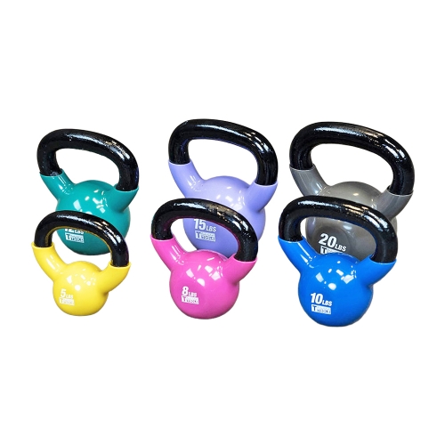 Picture of Vinyl Dipped Kettlebell Set