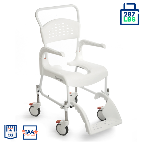 Picture of Etac Clean Height Adjustable Shower Commode Chair