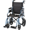 Picture of Lightweight Transport Chair with 12" Rear Wheels, Locking Hand Brakes, Flip Up Desk Arms